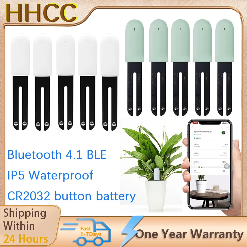 

HHCC Soil Meter Bluetooth Soil Water Fertility Smart Tester Flora Monitor Garden soil moisture sensor soil parameter detector