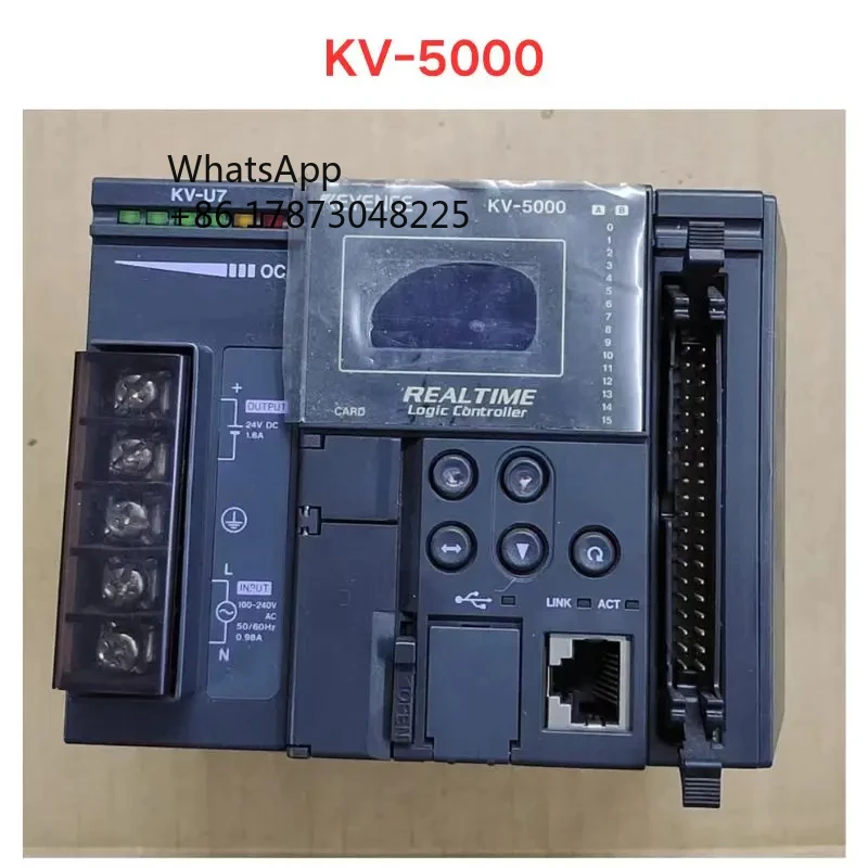 Controlador programable KV-5000 usado Prueba funcional OK