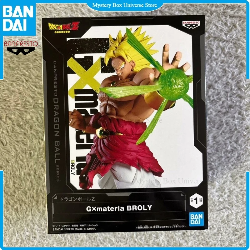

New In Stock Original Bandai Banpresto Dragon Ball Z G×materia Broly PVC Action Figure Statue Collectible Anime Holiday Gift