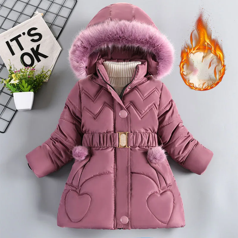 Herfst Winter Meisjes Jas Warm Capuchon Kinderen Bovenkleding Verjaardag Kerst Meisjes Jas 4 5 6 7 8 9 10 Jaar Kinderkleding