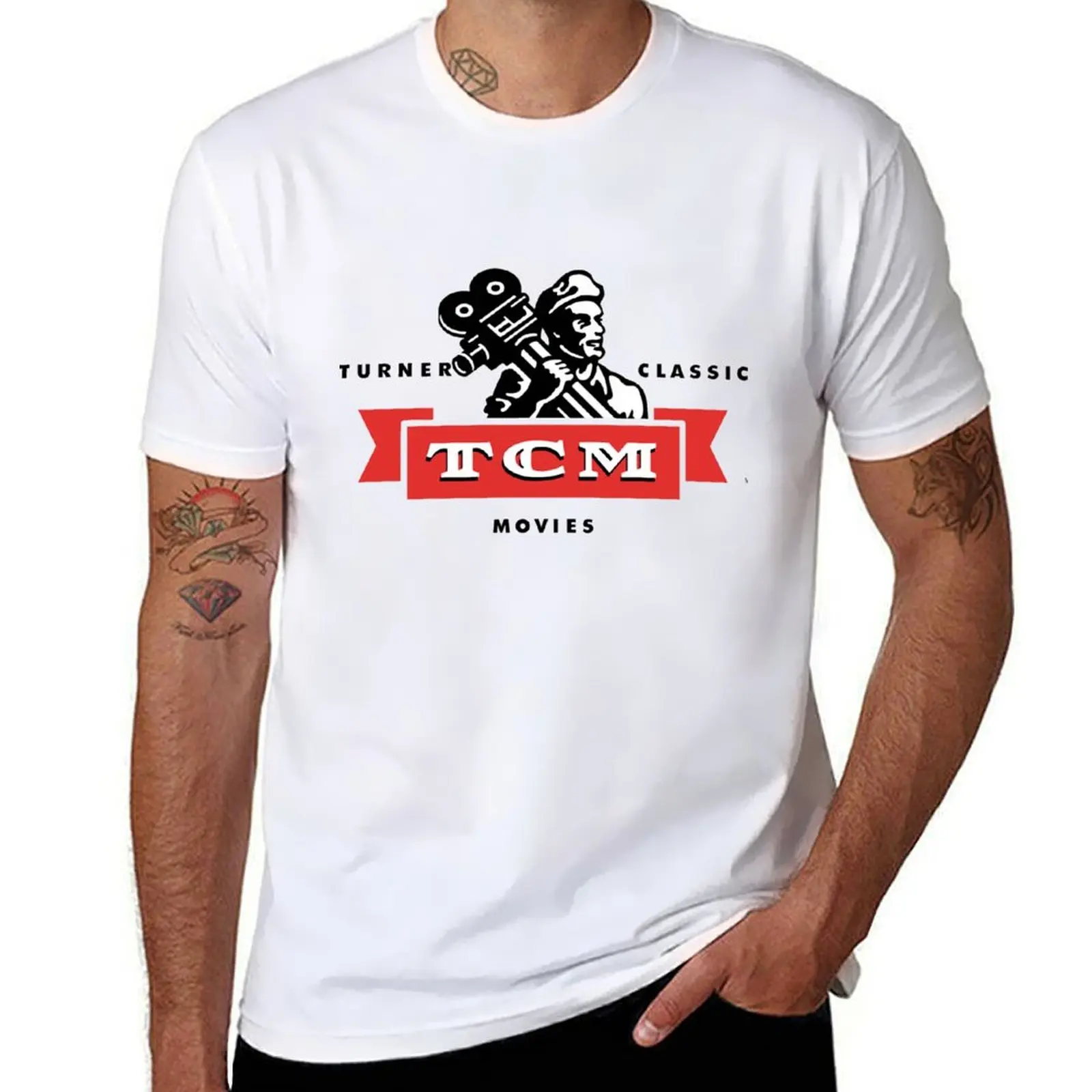

TCM Cameraman T-Shirt graphic t shirts for man t shirts for man graphic vintage