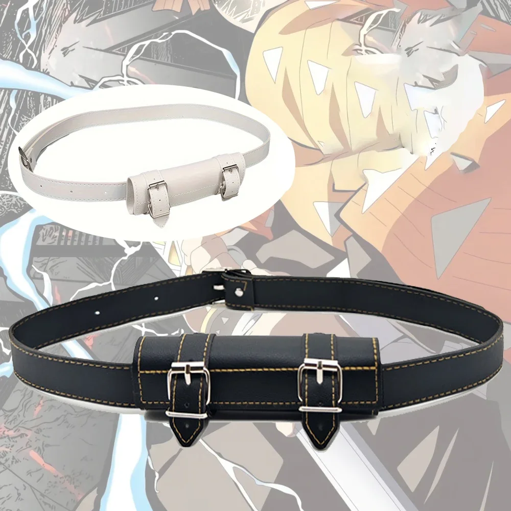 Samurai Sword Belt, Warrior Sword Holder, Pu Leather Sword Holder Belt Accessory, Suitable for Holiday Party Role-playing