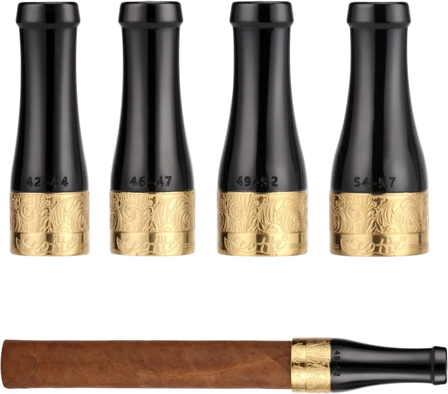 Estuche Portátil para Cigarros con Caja de Regalo, 4 Tamaños para Hombres y Mujeres