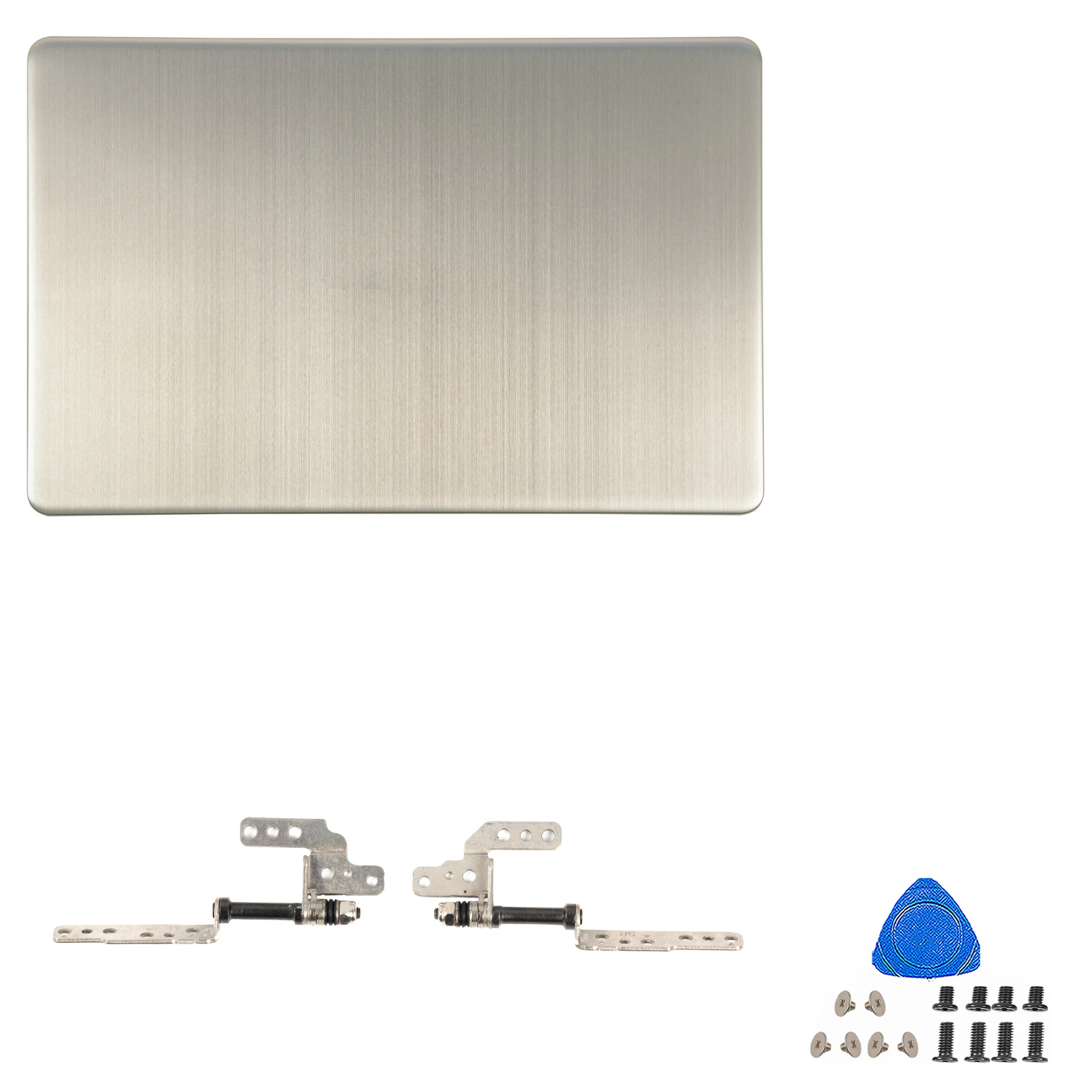 Imagem -05 - Tampa Traseira do Lcd do Metal para Asus Vivobook Moldura e Dobradiças Peças de Reparo da Caixa da Carcaça S510u A510 A510u X510 F510u S510 F510 S5100