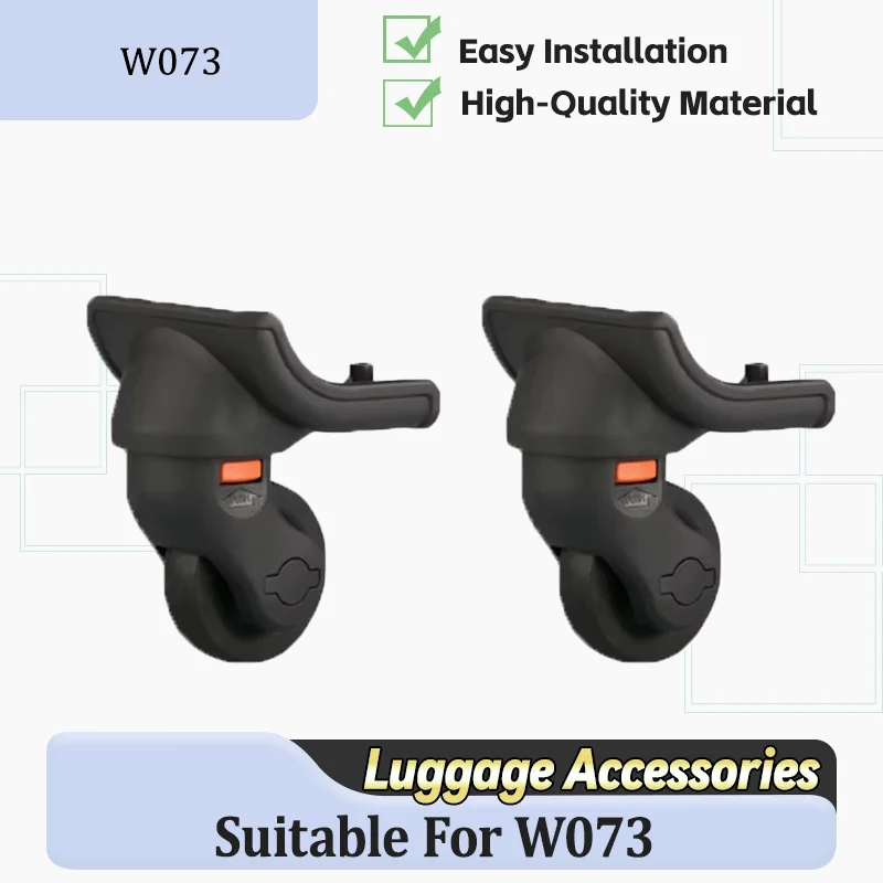 

For W-073 High Quality Luggage Wheels Replacement 360° Swivel Silent Casters Heavy Duty for Travel Suitcase Repair