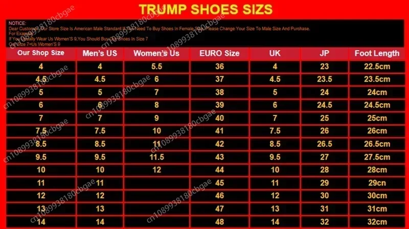 2024 Trump Scarpe MAGA NEVER SURRENDER Low Top Bianco Nero Oro Sneaker Scarpe da ginnastica Novità da donna per uomo Scarpe casual Big Size 47