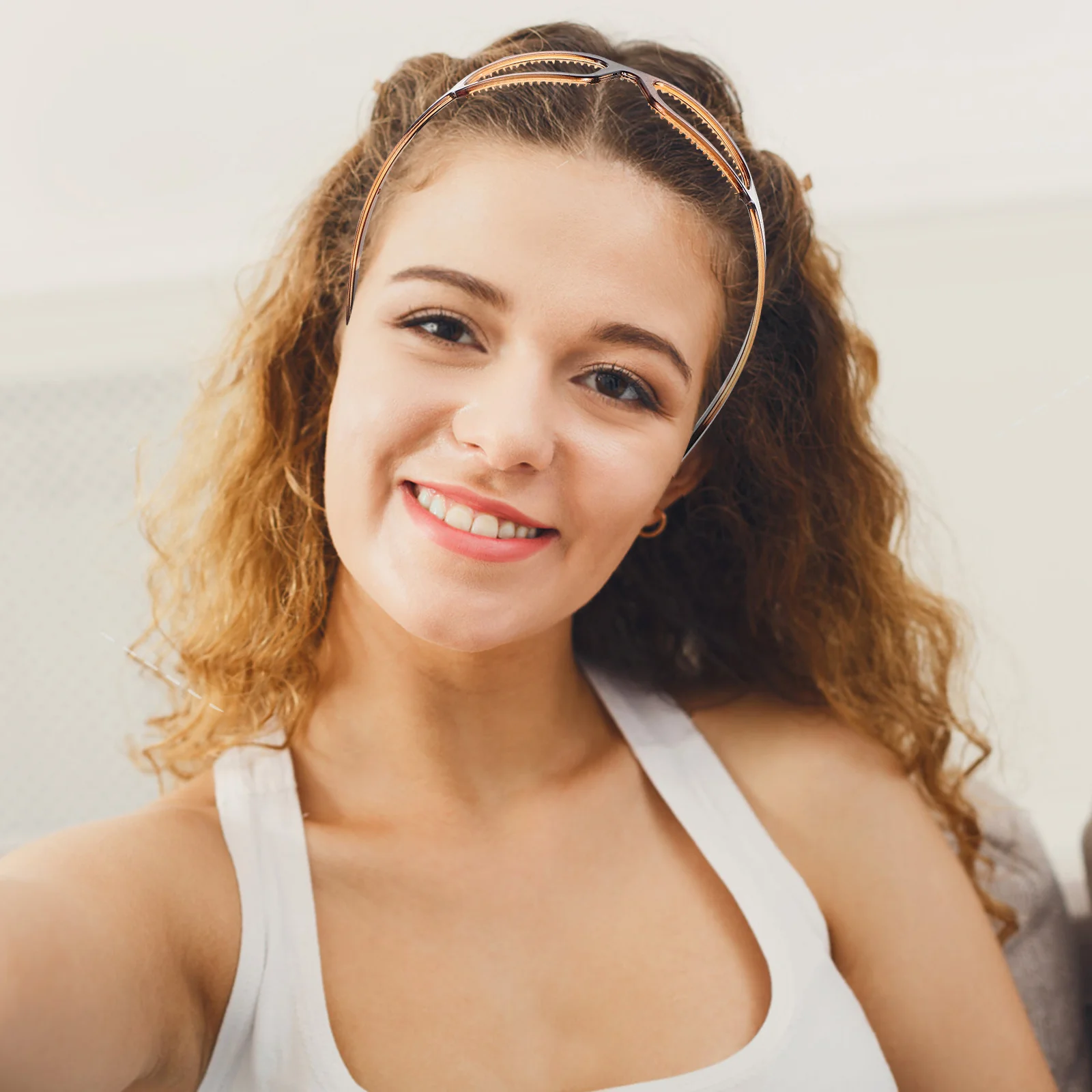 Милые солнцезащитные очки в форме повязки на голову для женщин, забавный аксессуар для волос, удобная вечеринка, свадьба, пляжная одежда, декор, стильные солнцезащитные очки