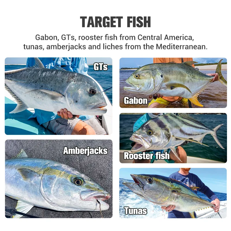 Noeby – appât artificiel dur Popper pour la pêche en surface, leurre pour attraper des poissons, pour le thon, le grand jeu, Amberjack, 175mm, 73g