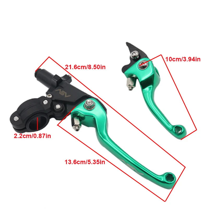 FOR ASV F3 2nd Short Brake&Clutch Handlebar Lever for Motocross Dirt Pit Bike Parts