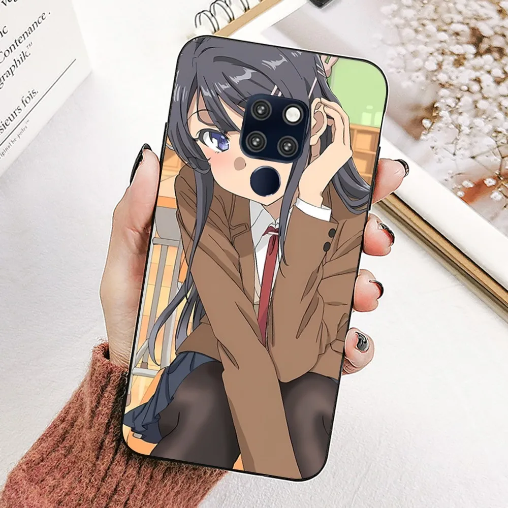 Anime Mai Sakurajima Phone Case For Huawei Mate 10 20 30 40 50 Lite Pro Nova 3 3i 5 6 SE 7 Pro 7SE