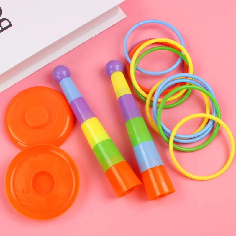 Bird Training Toys Pet Funny Mini Ferrule For Parrot Intelligence Developmental Game Colorful Ring Birds Activity Hoop Toy