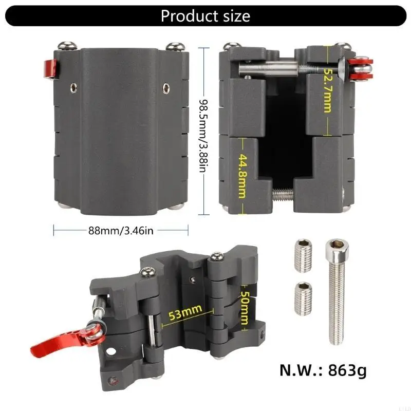 K1KD Multi Model Scooter Brackets Clamps Clamps Aluminium Rod Vertical Rod Part