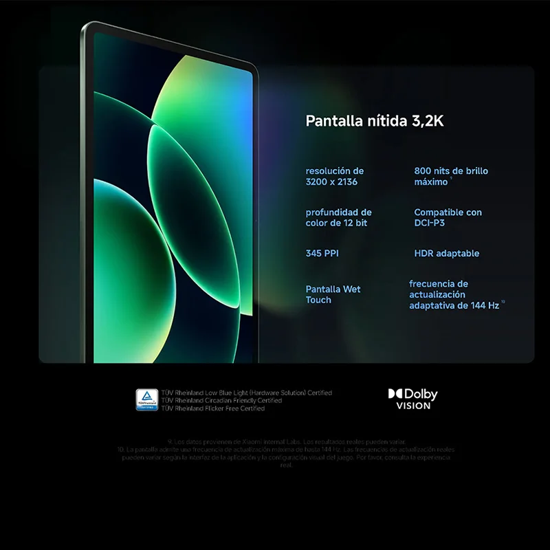 Xiaomi Pad 8 Pro,Wi-Fi,tableta,11.2″,Snapdragon® 8 Elite,50 MP Cámara,9200 mAh,IPv6 6