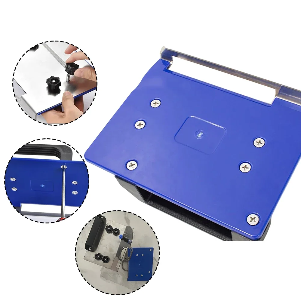 45 Degree Chamfer 100 Type Angle Grinder Chamfering Machine Blue Base Plate Chamfered Cutting Bracket Accessories