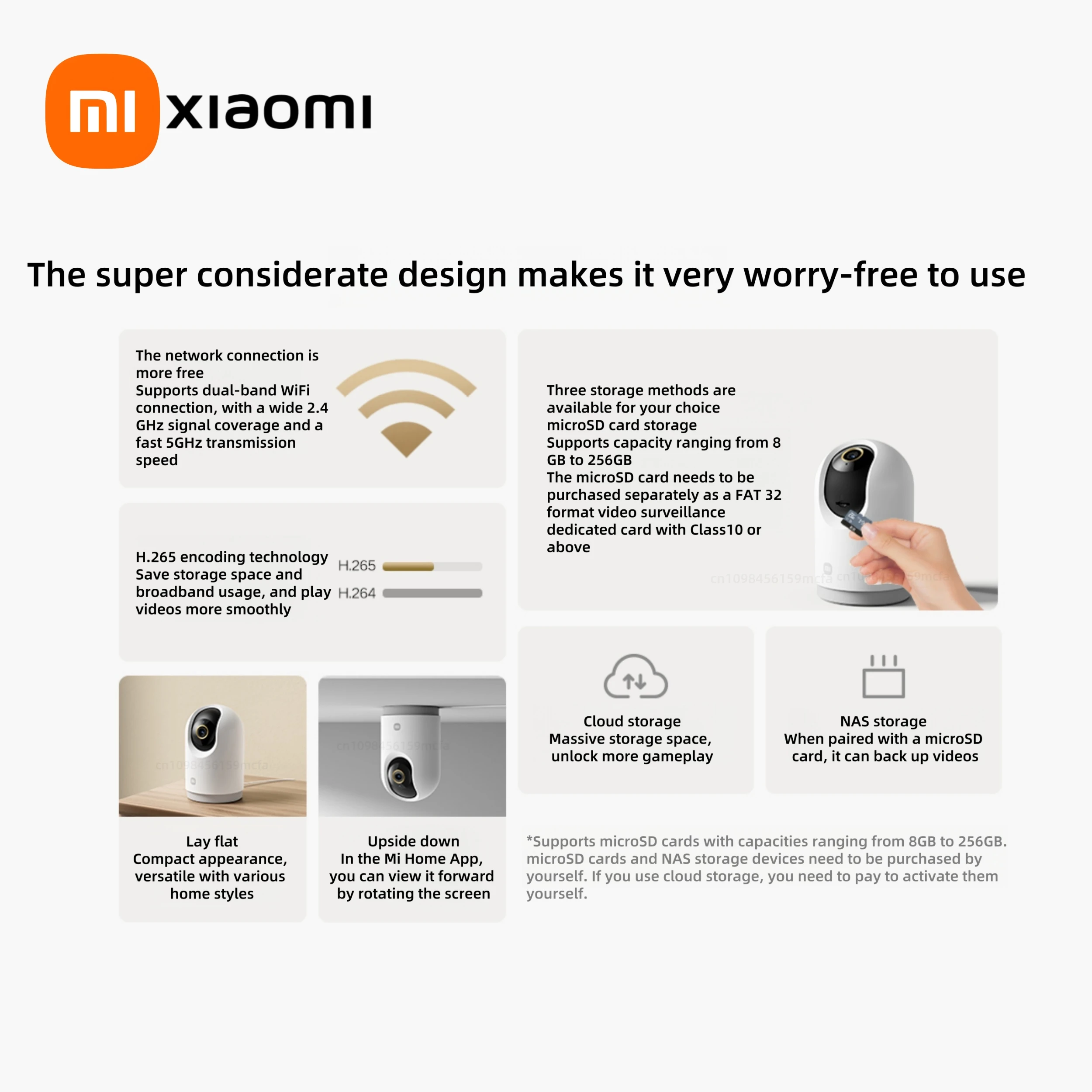 Xiaomi Smart Camera 3 Pro PTZ Version Full Color HDR 2.4/5GHz Mesh Gateway AI/Human/Pet/Baby Cry Detection 360° Security Monito