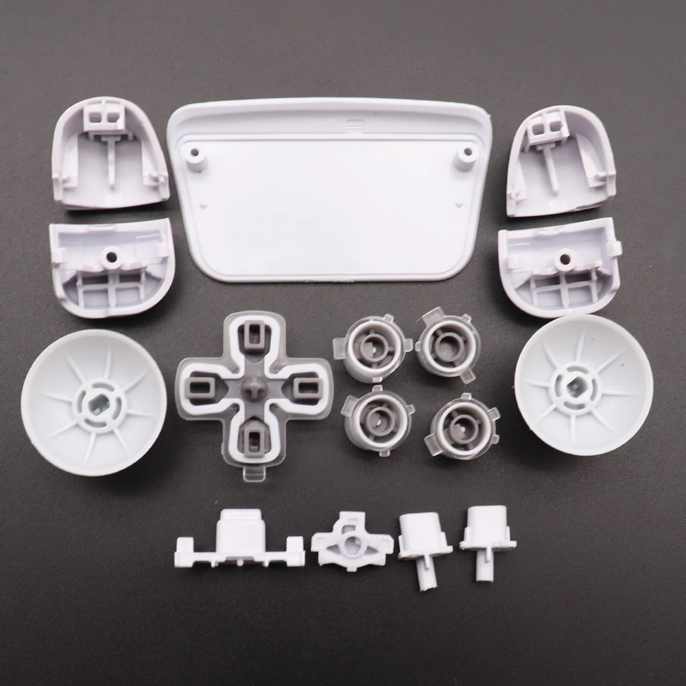 Replacement Buttons Set D-Pad L1 R1 L2 R2 Trigger Button Key Accent Ring For PS5 V1.0 BDM-010 Controller