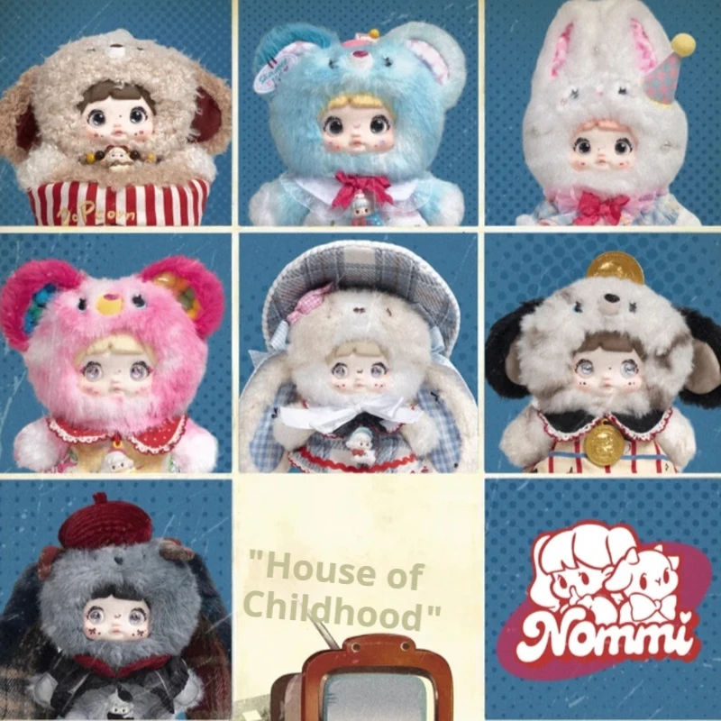 

Подлинная серия Nommi About Childhood, слепая коробка, милая кукла, сумка, кулон, сюрприз, загадочная коробка, украшение, рождественская индивидуальная игрушка в подарок