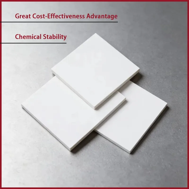 Alumina Ceramic Plate 0.2mm to 3mm Thickness Precision Ground Ceramic Substrate for Instrument Housings & Electronics