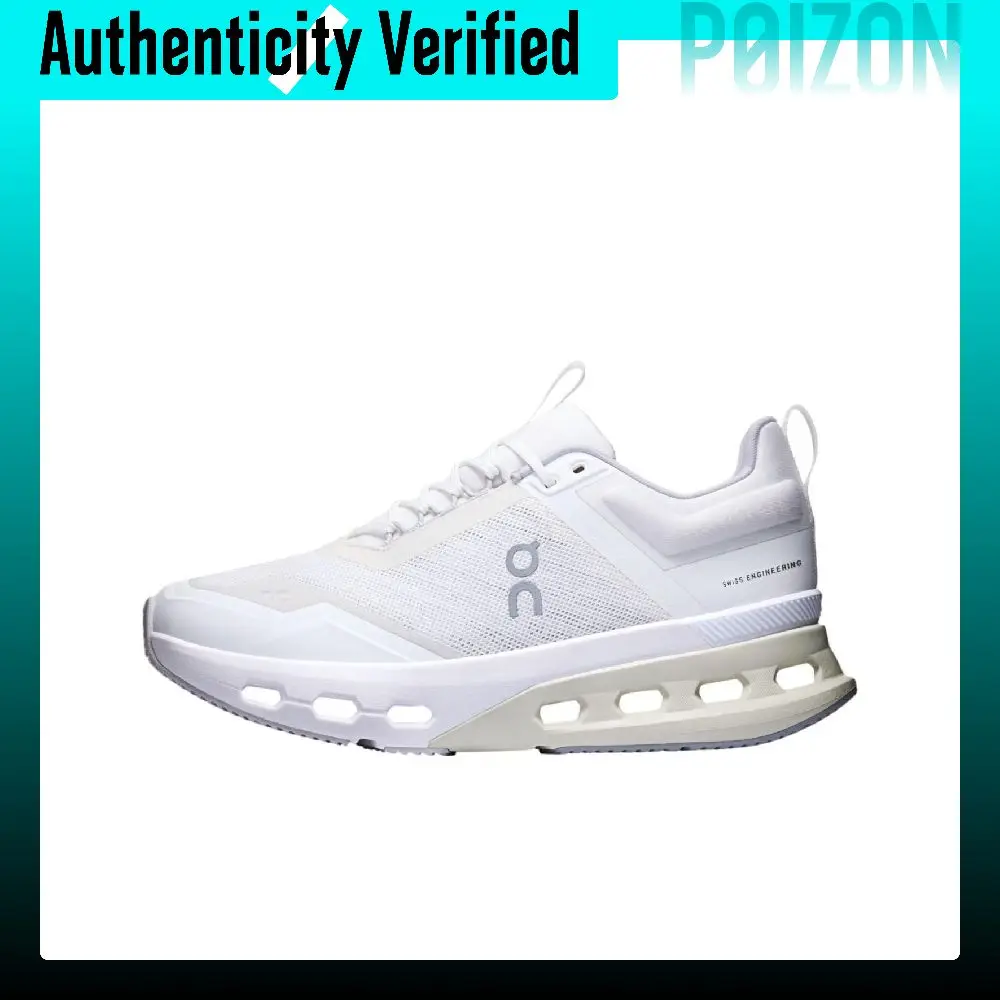 On Slip Resistant Abrasion Resistant Slip Resistant Abrasion Resistant Low top Running Shoes Women's White 3WE30410813
