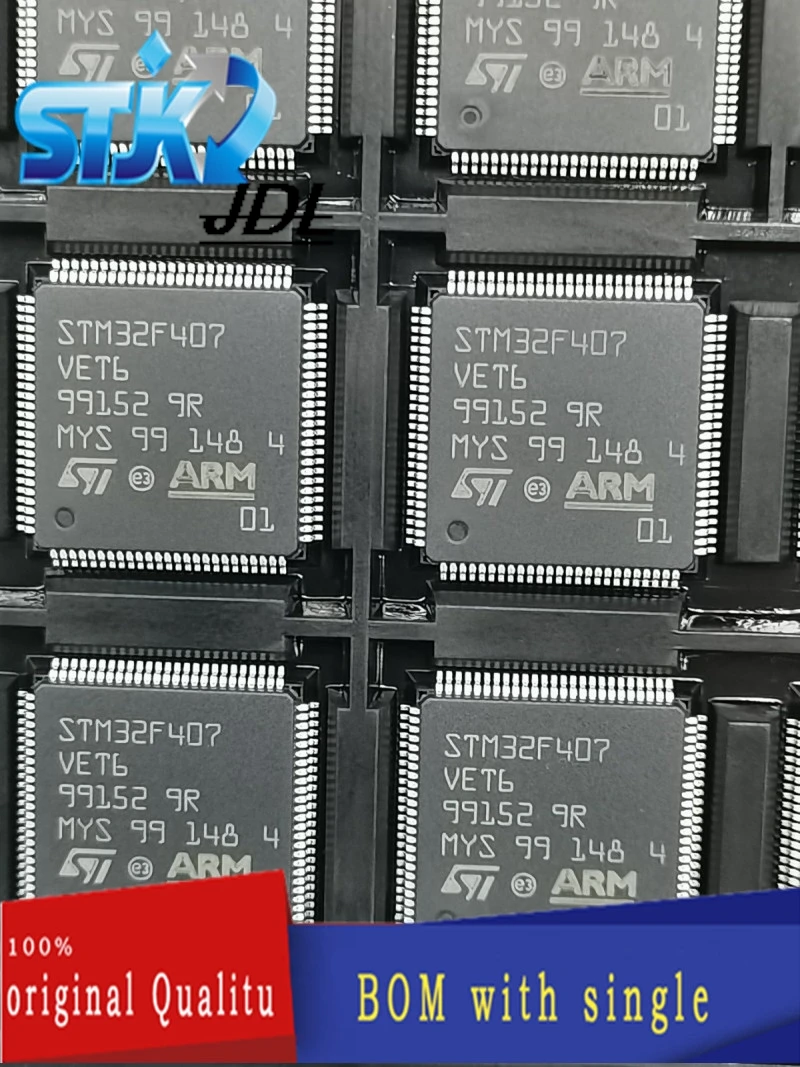 

10-20PCS STM32F407VET6 LQFP100 DC2021+ Interface - serializer, solution series New original Not only sales and recycling chip