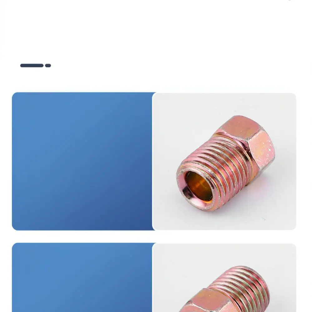 Industrial Grade Hydraulic Line Nut Brake Tubing Fitting Connector For Automotive Repair Hard Pipe Fluid Maintenance Kit