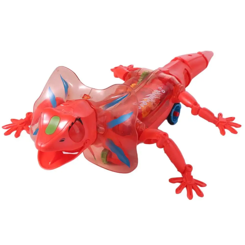 Modèle robotique électronique animaux lézard sons lumières lézard lézard marche électronique Anime Kawaii