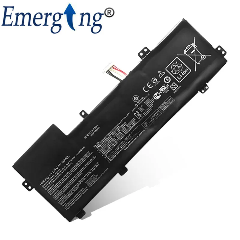 Imagem -02 - Nova Bateria do Portátil para Asus Zenbook U5000 Ux510ux Ux510uw 11.4v 48wh B31n1534