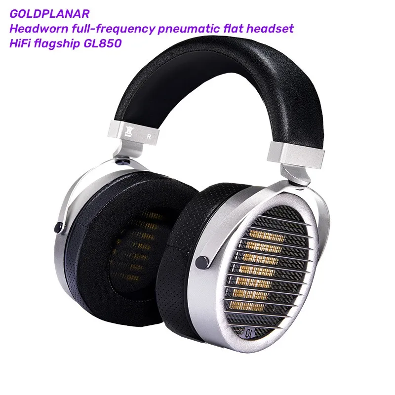 GOLDPLANAR head-mounted full-frequency pneumatic flat-panel headset High-fidelity HiFi flagship GL850