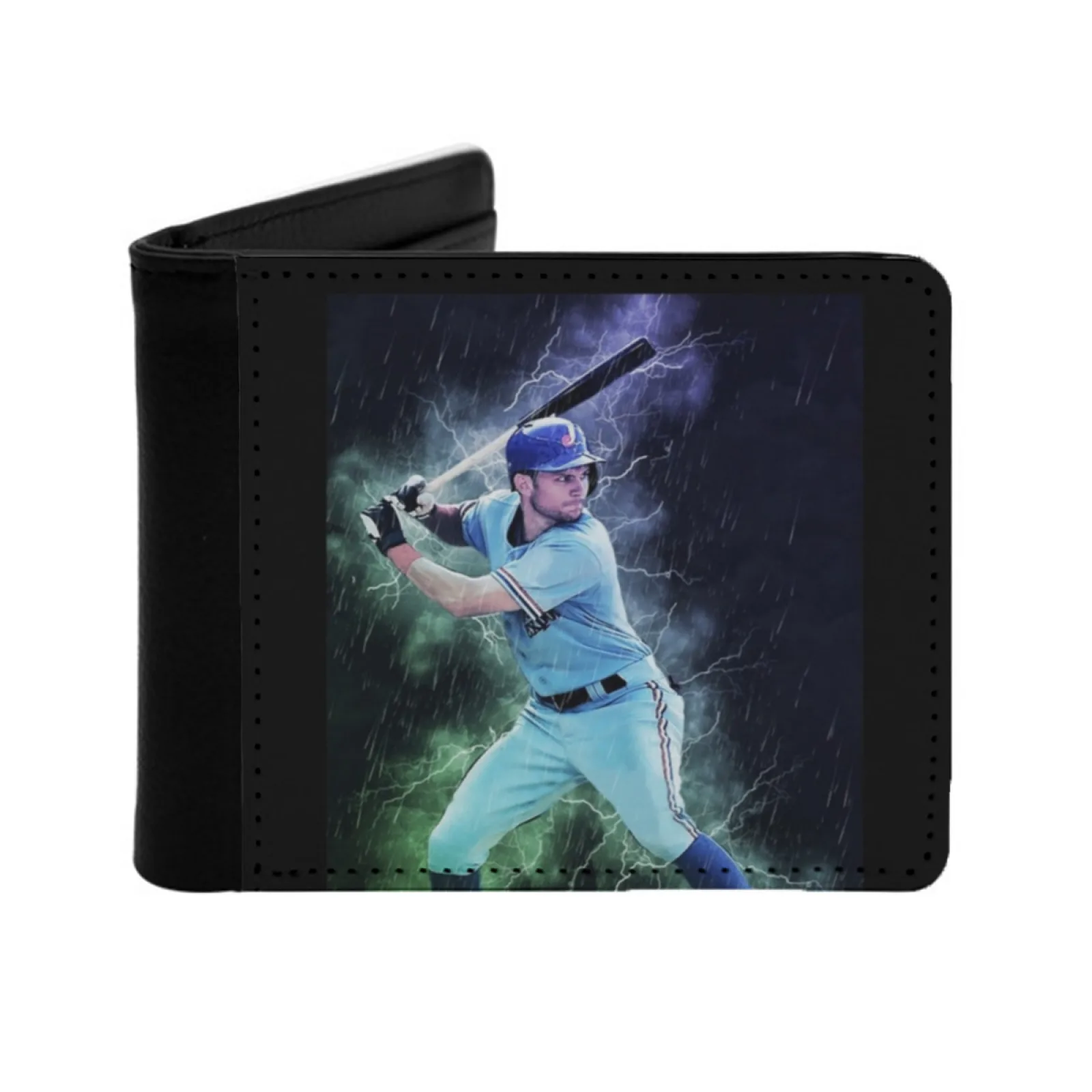Trea Turner New Men's Wallet Short Fashion Pu Leather Wallet Multi Card Wallet Trea Turner Trea Turner Personalized Print