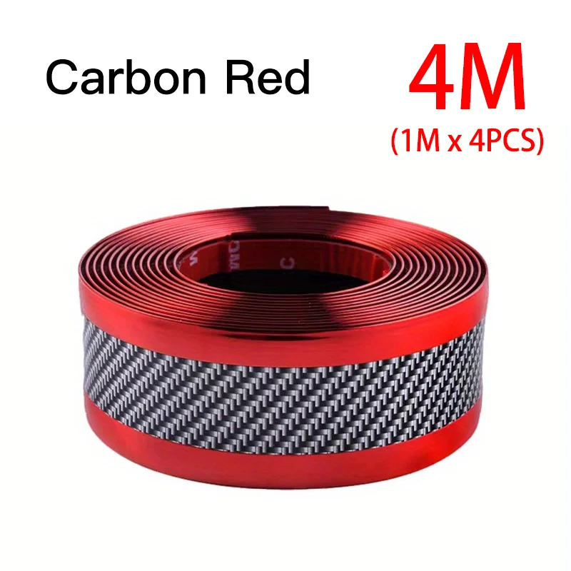 Nano Koolstofvezel Auto 3D Tape Zelfklevende Sticker Deurspiegel Plakbeschermer PVC Strip DIY Bescherming Waterdichte Vinyl Wrap