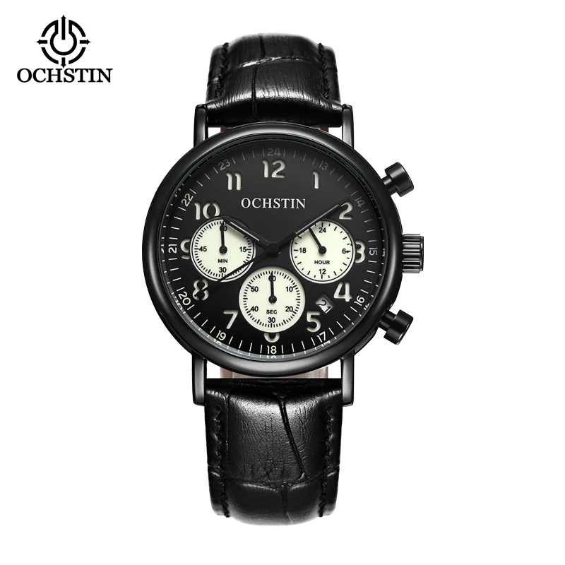 Ochstinprominente celebrity series personality simple watch multifunctional quartz movement waterproof men's quartz watch