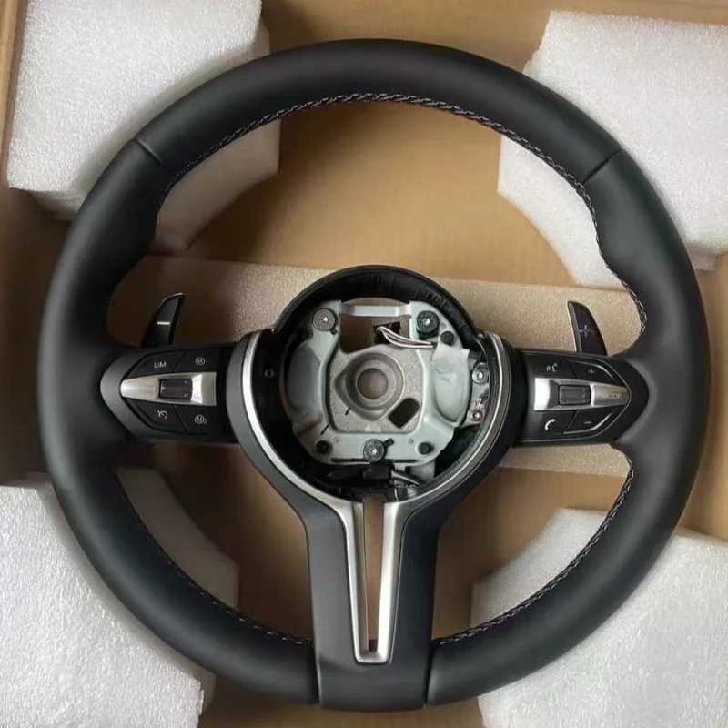 

For BMW Full Leather Sport Steering Wheel Upgrade Fit M6 F10 F18 F11 F12 F30 F34 F35 F32 F20 E90 X1 X3 X4 X5 X6 M2 M3 M4 M5