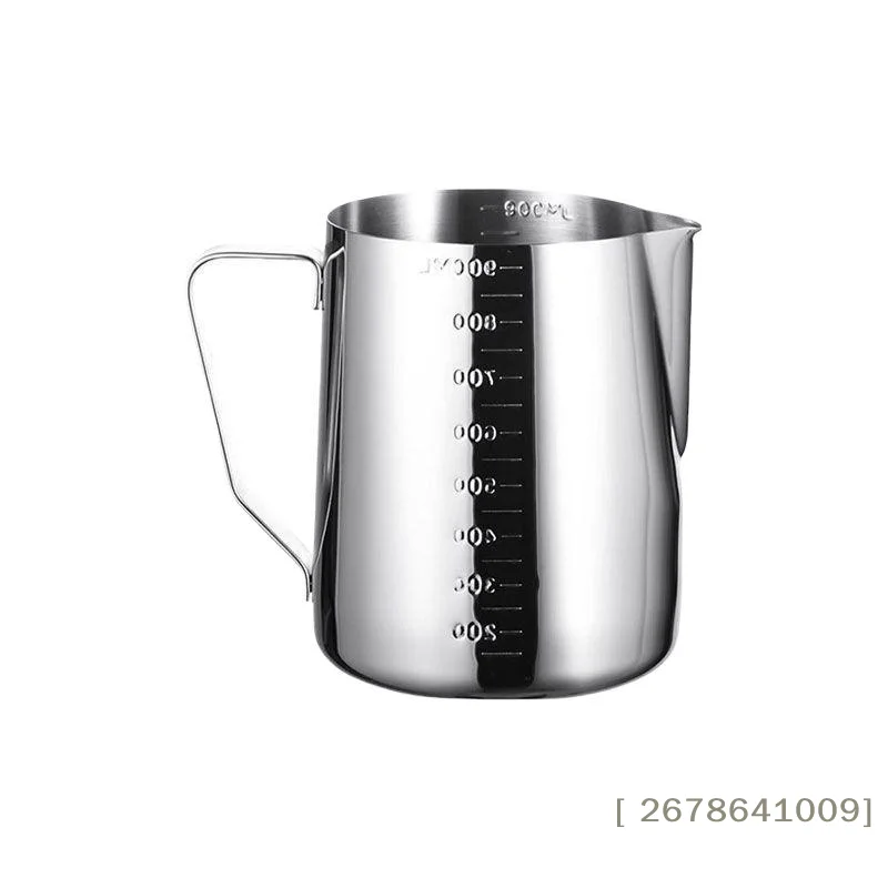 ⚑350ml/600ml Stainless Steel Frothing Pitcher Espresso Pull Flower Cup Cappuccino Coffee Milk Frother Mugs view 6