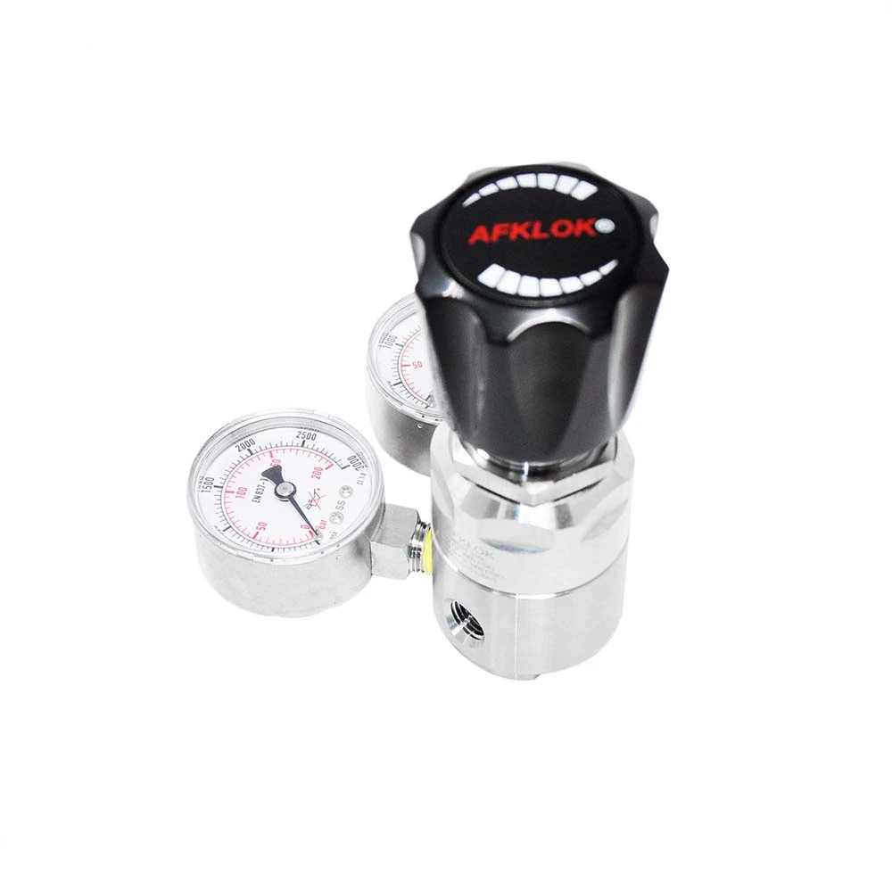 

Single Stage Piston high pressure regulator air 0-5000 psi