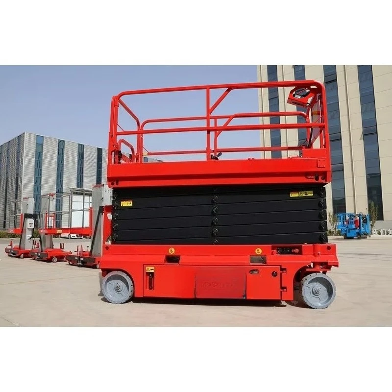 High Quality 6m 8m 10m 12m Scissor Lift Portable Scissor Lift Platform Movable Hydraulic Aerial Lifting Platform Good Price