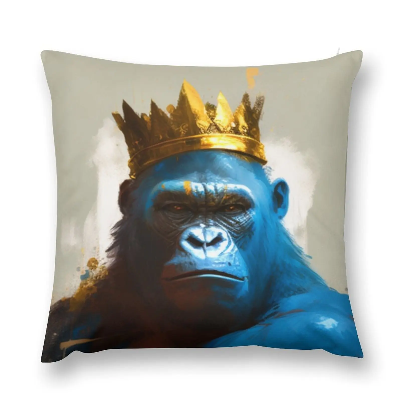 

The Gorilla King Throw Pillow Sofa Cushions Covers Decorative Sofa Cushions Sitting Cushion pillow