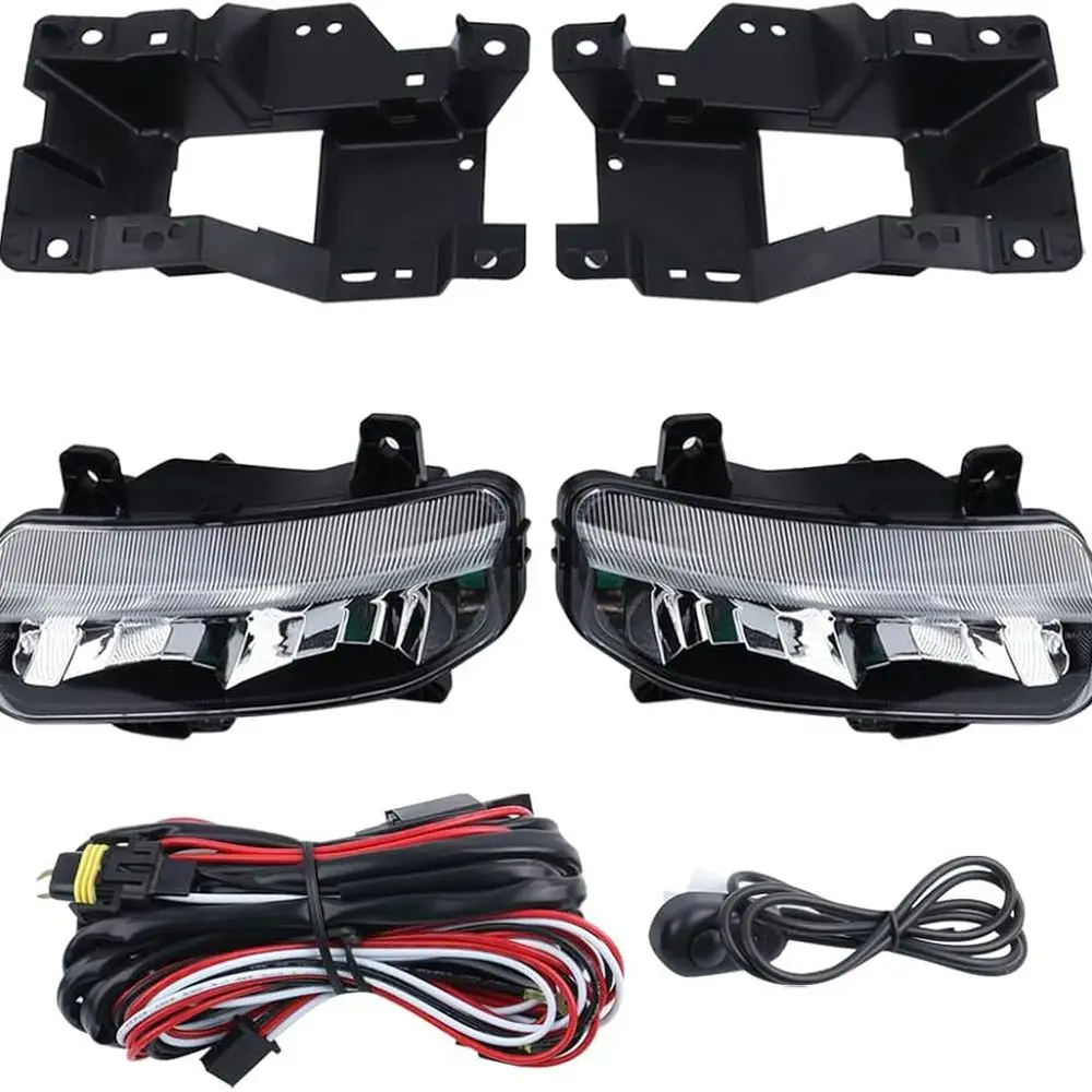 

Комплект проводки противотуманных фар в сборе с кронштейном для лампы, переключателем провода, совместимым с Ram 2500 3500 68273291AB CH2592 2019-2023 гг.