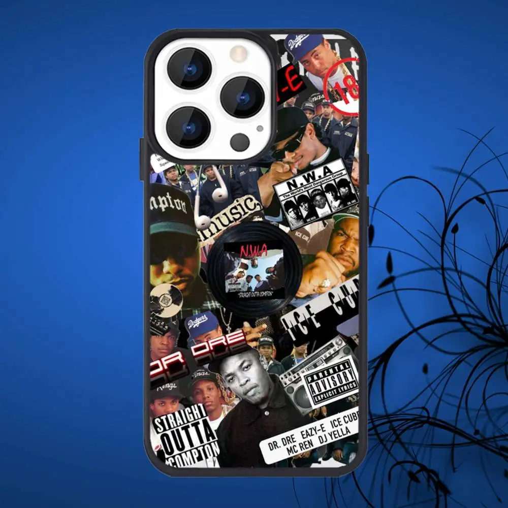 N-NWA Rap Handyhülle für iPhone 17,16,15,14,13,12,11,Plus,Pro,Max Mini Magsafe magnetisches kabelloses Laden