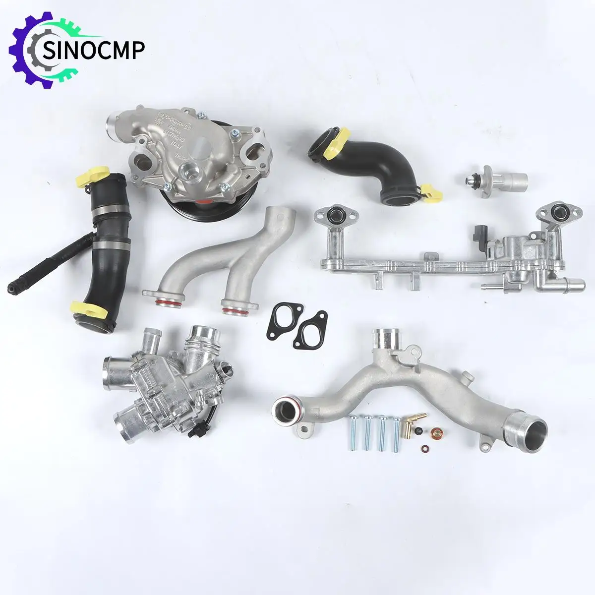 LR097165 LR117568 LR048474 Cooling System Upgrade Kit For F-Pace F-Type XJR Range Rover Sport LR4 5.0L V8 Engine Turbocharged