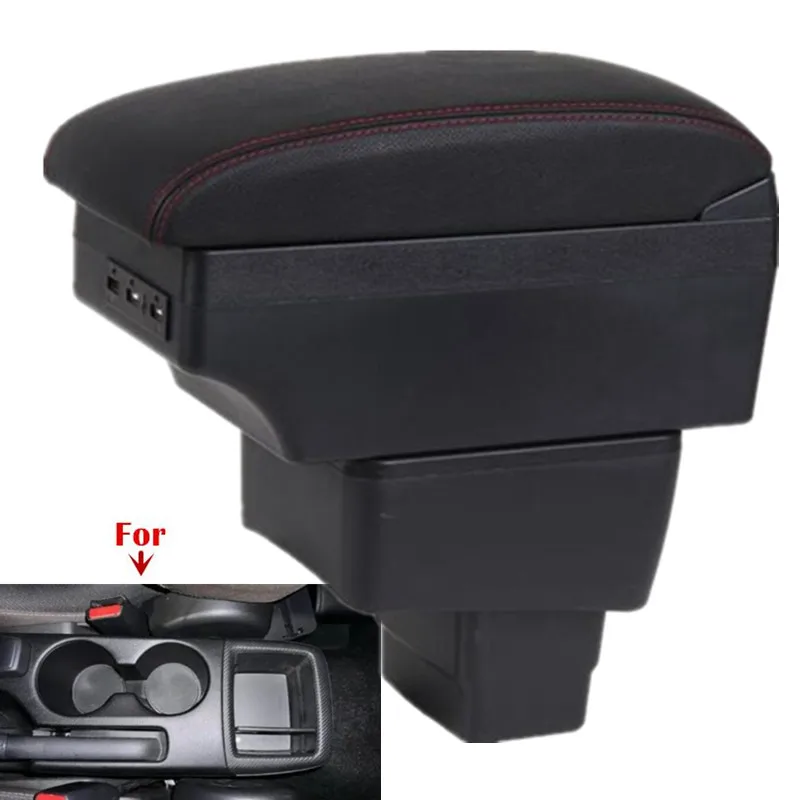 

For Mazda CX-3 Armrest Retrofit For mazda 2 skyactiv version cx3 CX-3 Car Armrest Storage box Charging USB car accessories