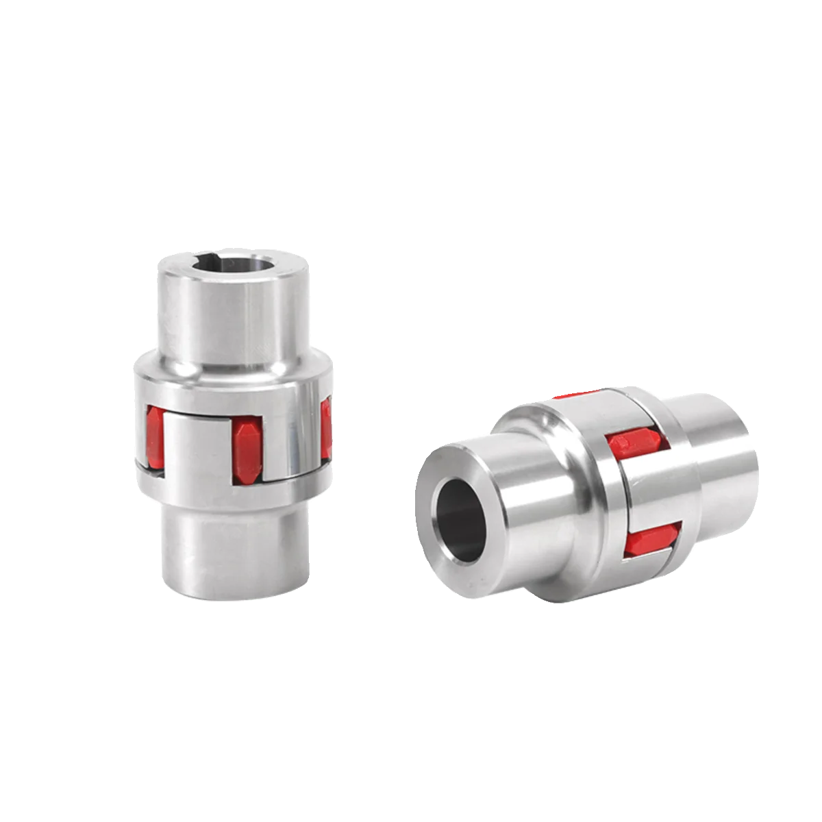 Steel Hub Rotex 19 Flexible Jaw Coupling Spider 92 Shore a T-PUR Orange Elastomer Star Coupler for Servo Motor
