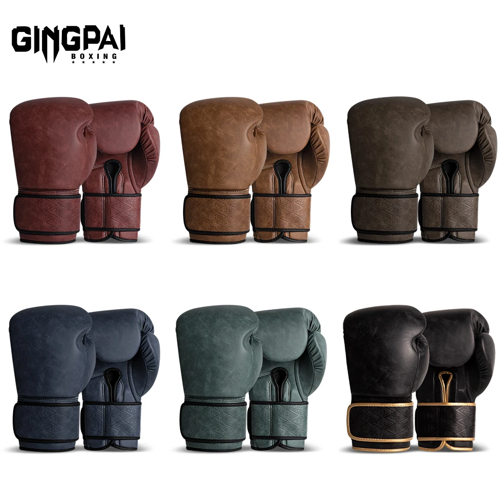 

PU leather breathable boxing gloves 8oz,10oz,12oz,14oz Kids Adults professional sanda MMA Taekwondo Muay Thai boxing training