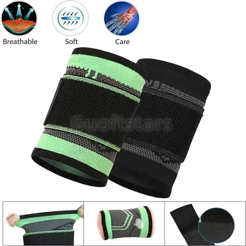 1pcs Alkalmazkodó m Kézcsukló Alatámaszt straps, Karcsat Sportág bracers számára Súlyemelés, Kosárlabda, Tenisz, edzőterem Használhatóság , cycling，run stb