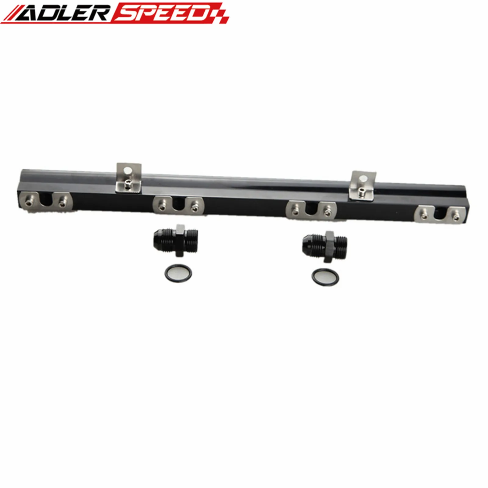 Kit de inyector de riel de combustible para Volvo 240 740 940 CNC, aluminio, alto flujo, azul/rojo/Negro/plateado