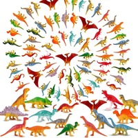 39Pcs/Lot Mini Dinosaur Figures Model Children's Educational Toys Small Simulation Animal Figure Kids Toys for Boy Birthday Gift
