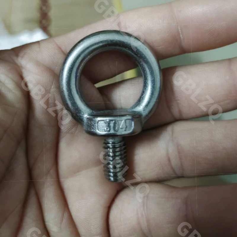 304 Stainless Steel Eye Bolt/Eye Nut M3-M10 Din580/Din582 Lifting Ring Rigging Hardware,Lifting Eye Bolt,Marine Eye Bolt