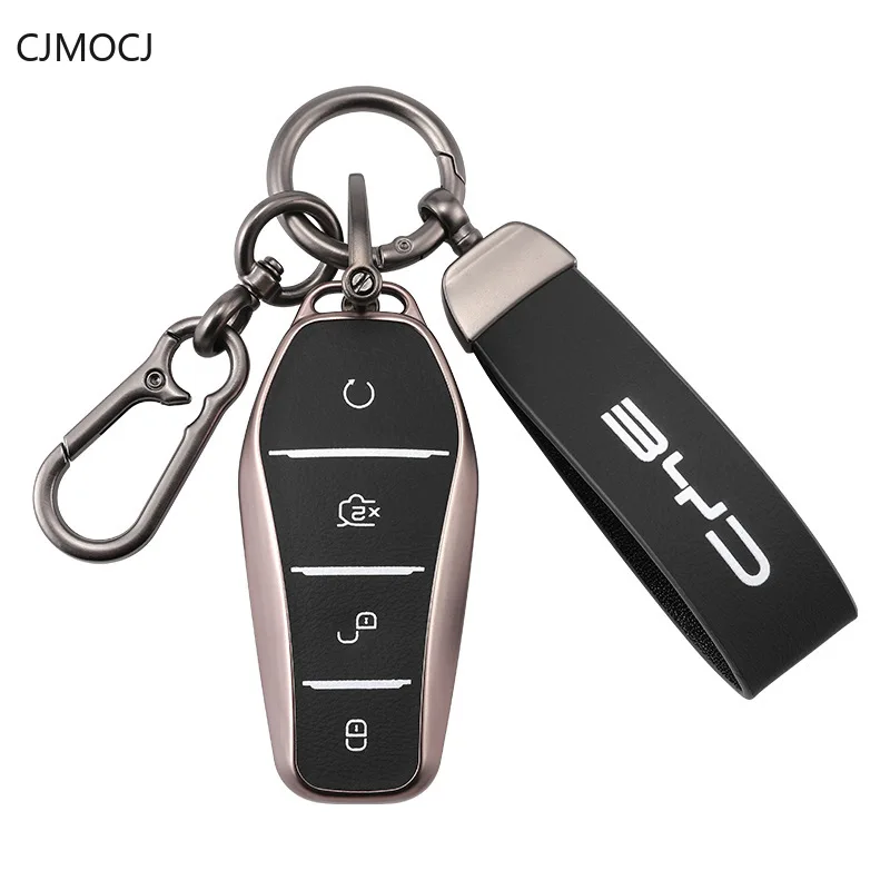 

Premium TPU Key Cover Case for BYD Han EV / Seagull /Song Plus / Song Pro (2024) - Protective Key Fob Shell with Textured Finish