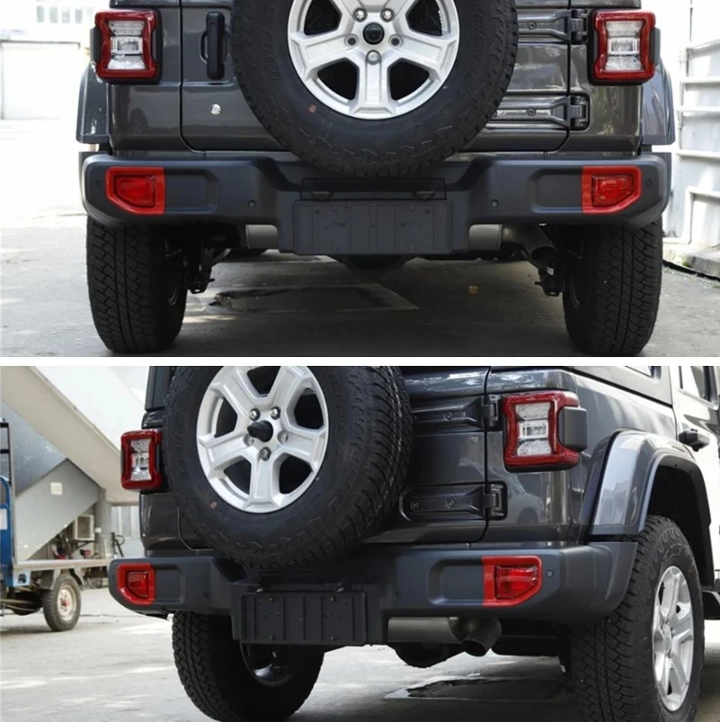 

Fog Lights Lamps Eyelid Eyebrow Decoration Cover Trim Styling Exterior Shiny For Jeep Wrangler JL 2018 - 2022 Accessories