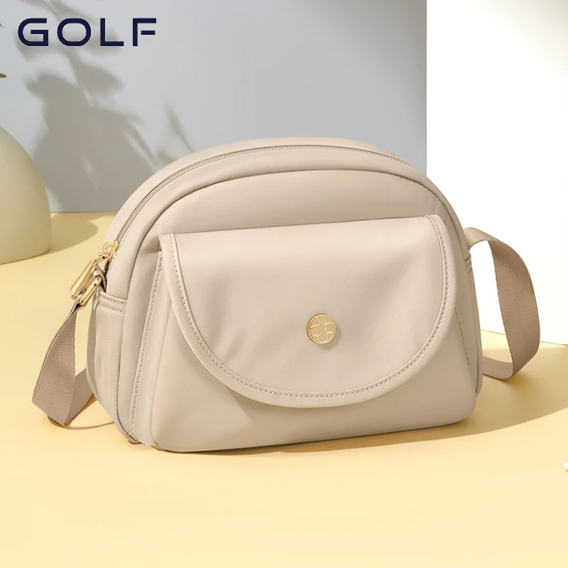 

GOLF модные маленькие сумки через плечо для женщин, повседневная одинарная мини-сумка, легкая многослойная сумка через плечо