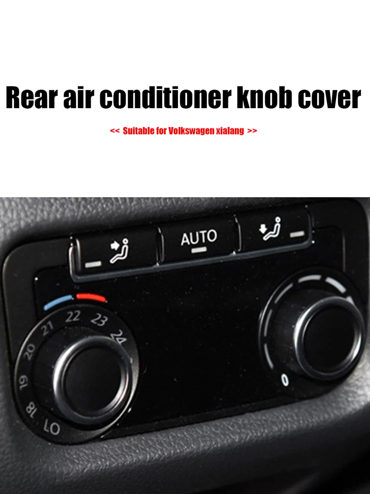 

Задняя панель управления кондиционером автомобиля, ручка, задняя панель кондиционера, декоративная крышка, задняя накладка кондиционера для Volkswagen Sharan